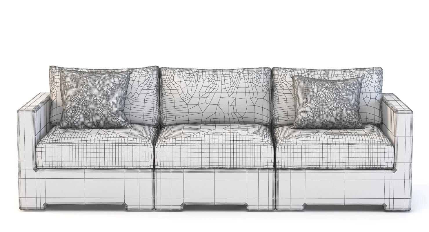 Crate and Barrel Sofa Collection 01 3D Model_012